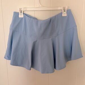 Lucky in love light blue tennis skirt